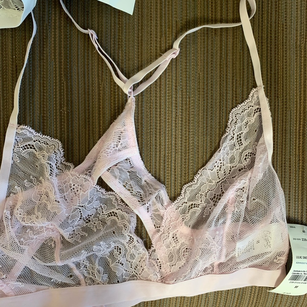 NWT JCPenney bralettes